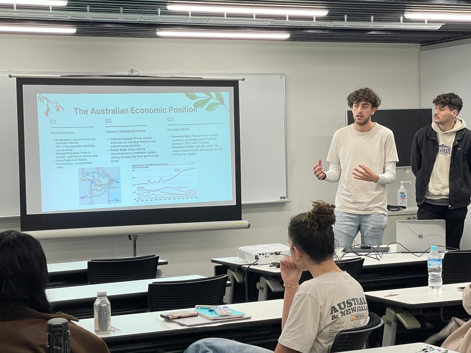 Mark Khoury presenting at University of Wollongong